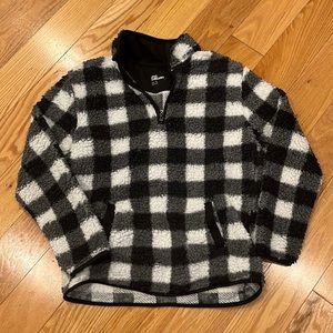 Epic Threads box plaid 3/4 fleece